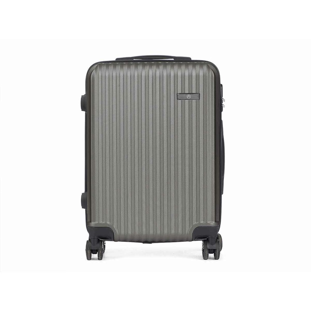 Cabin suitcase Dark grey 38 x 57 x 23 cm Stripes