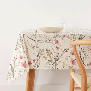 Stain-proof tablecloth Belum 0120-342 Multicolour 150 x 150 cm Flowers