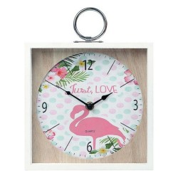 Horloge Murale Rose 20 x 5 x 20 cm