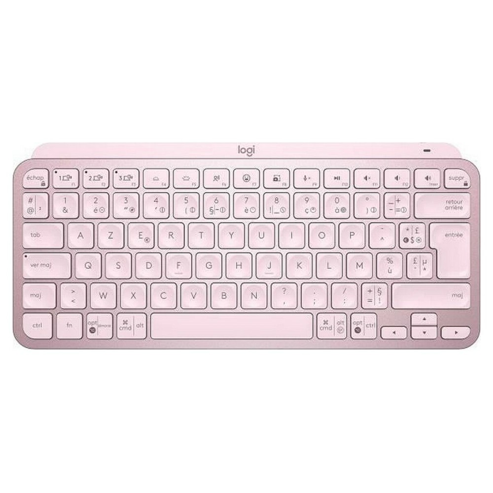 Clavier sans fil Logitech MX Keys Mini Rose Français AZERTY