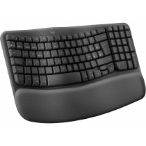 Keyboard Logitech 920-012296 Graphite Spanish QWERTY