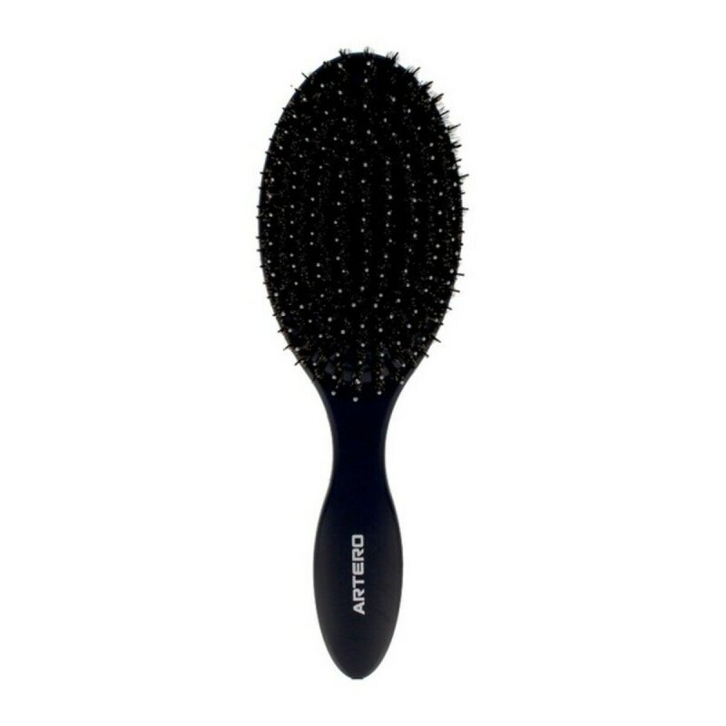 Detangling Hairbrush Oval Graphite Artero Black