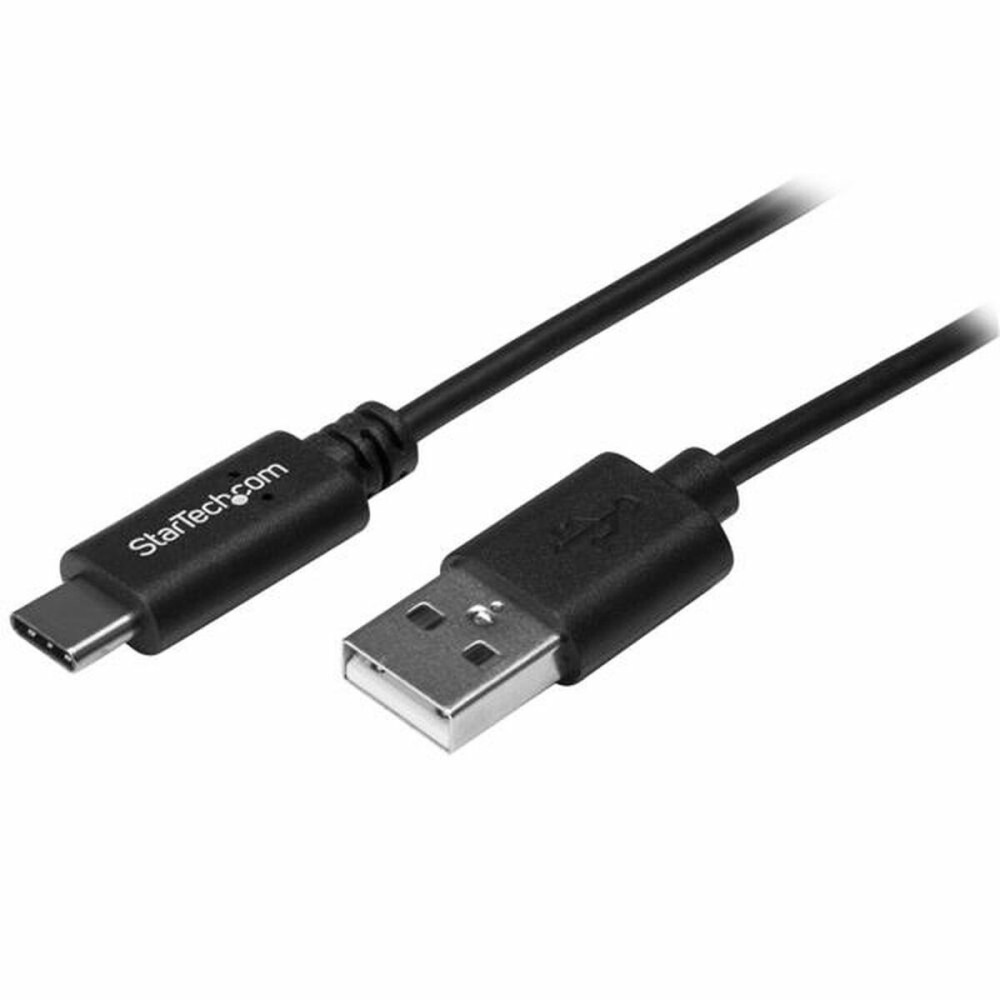 USB A zu USB-C-Kabel Startech USB2AC2M             USB C USB A Schwarz