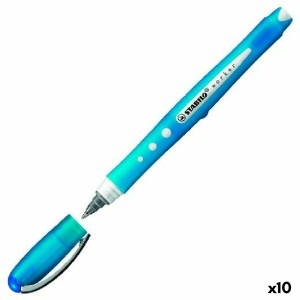 Flüssigtintenstift Stabilo Roller Worker Blau 0,5 mm (10 Stück)