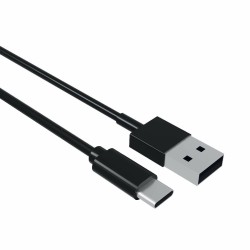 USB A to USB C Cable Contact (1 m) Black