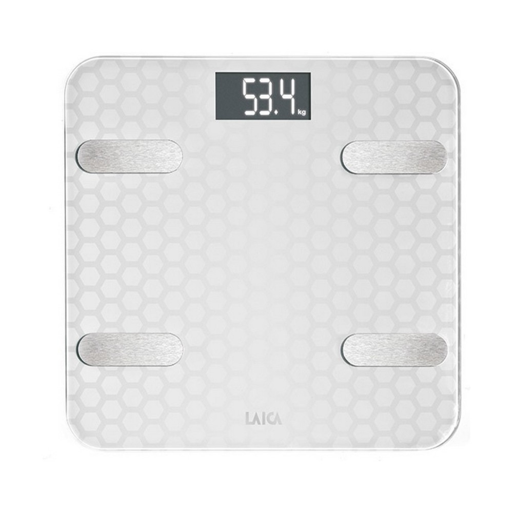 Digitale Personenwaage LAICA PS7011 Weiß Glas 180 kg