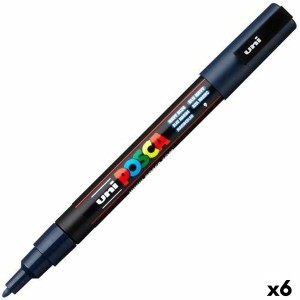 Marqueur POSCA PC-3M Blue marine (6 Unités)