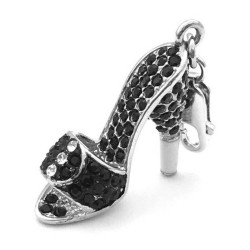 Charms für Damen Glamour GS1-01 Schwarz (4 cm)