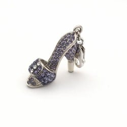 Pendentif Femme Glamour GS1-19 (4 cm) Violet (4 cm)