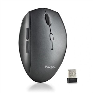 Wireless Mouse NGS BEEBLACK Black 1600 dpi