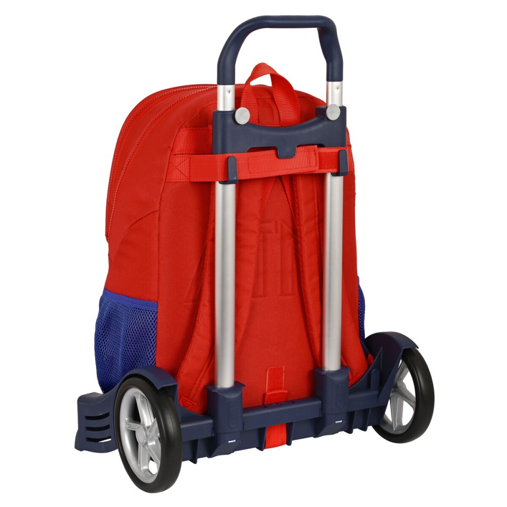 Cartable à roulettes Atlético Madrid Rouge Blue marine 16 L