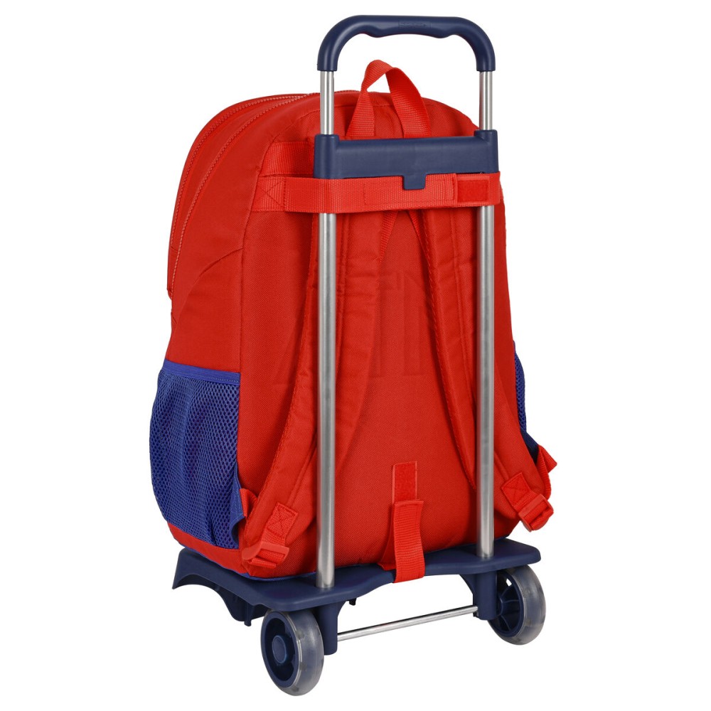 Cartable à roulettes Atlético Madrid Rouge Blue marine 16 L