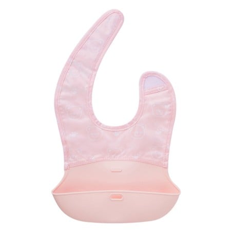 Bib Foldable Easy Light pink