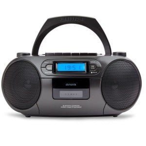 Radio mit CD-Laufwerk Aiwa Schwarz LCD-Screen Bluetooth 5.0