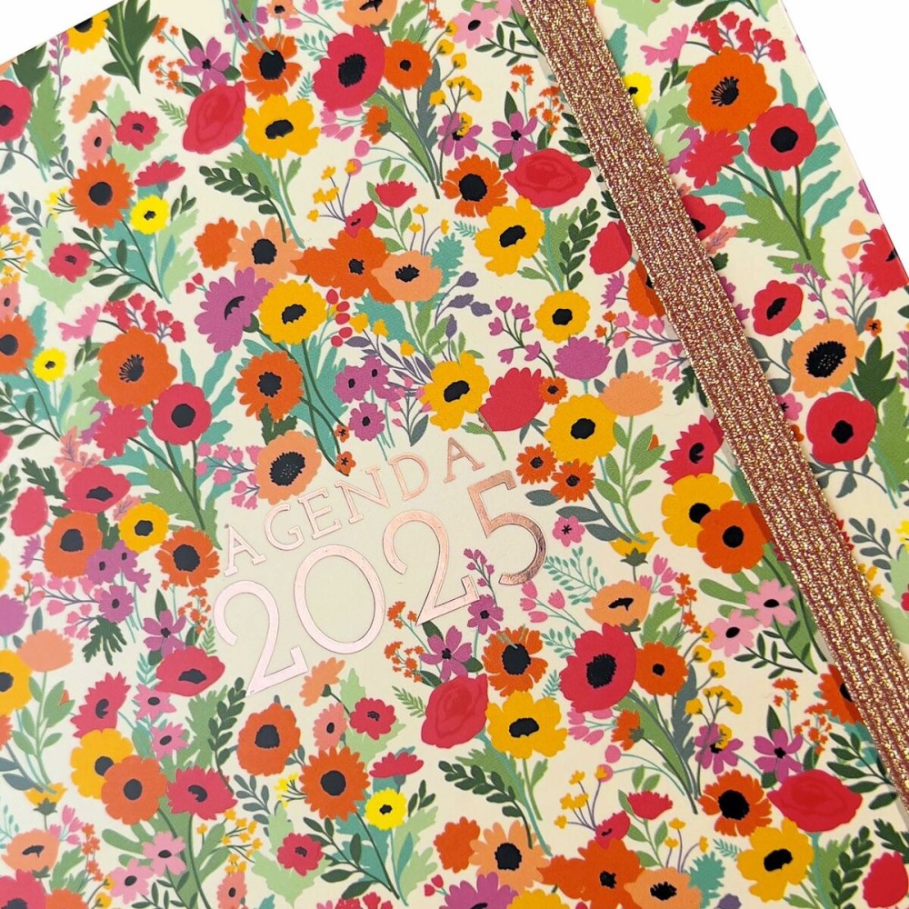 Diary Finocam YOU A5 15,5 x 21,2 cm 2025 Floral