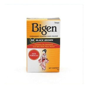 Permanent Dye Bigen 58 Black Nº58 Black Brown (6 gr)