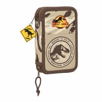 Plumier double Jurassic World Dominion Marron (28 Pièces)