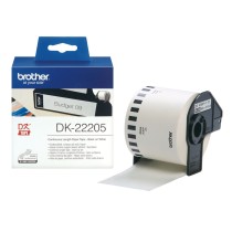 Rouleau de Papier Continu Brother DK-22205 Noir/Blanc (3 Unités)