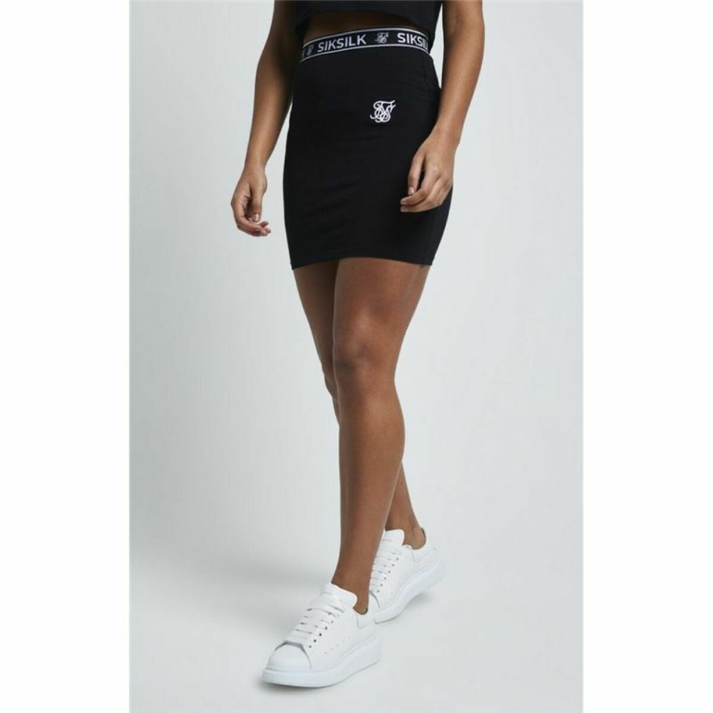 Tennis-Rock SikSilk Elastic Schwarz (36)