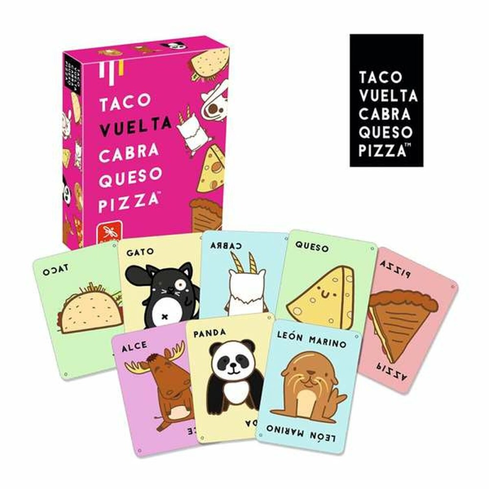 Educational Game Lúdilo Taco, Vuelta, Cabra, Queso, Pizza