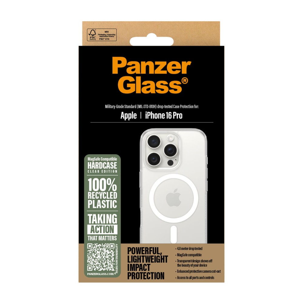 Bildschirmschutz fürs Handy PanzerGlass iPhone 16 Pro Apple