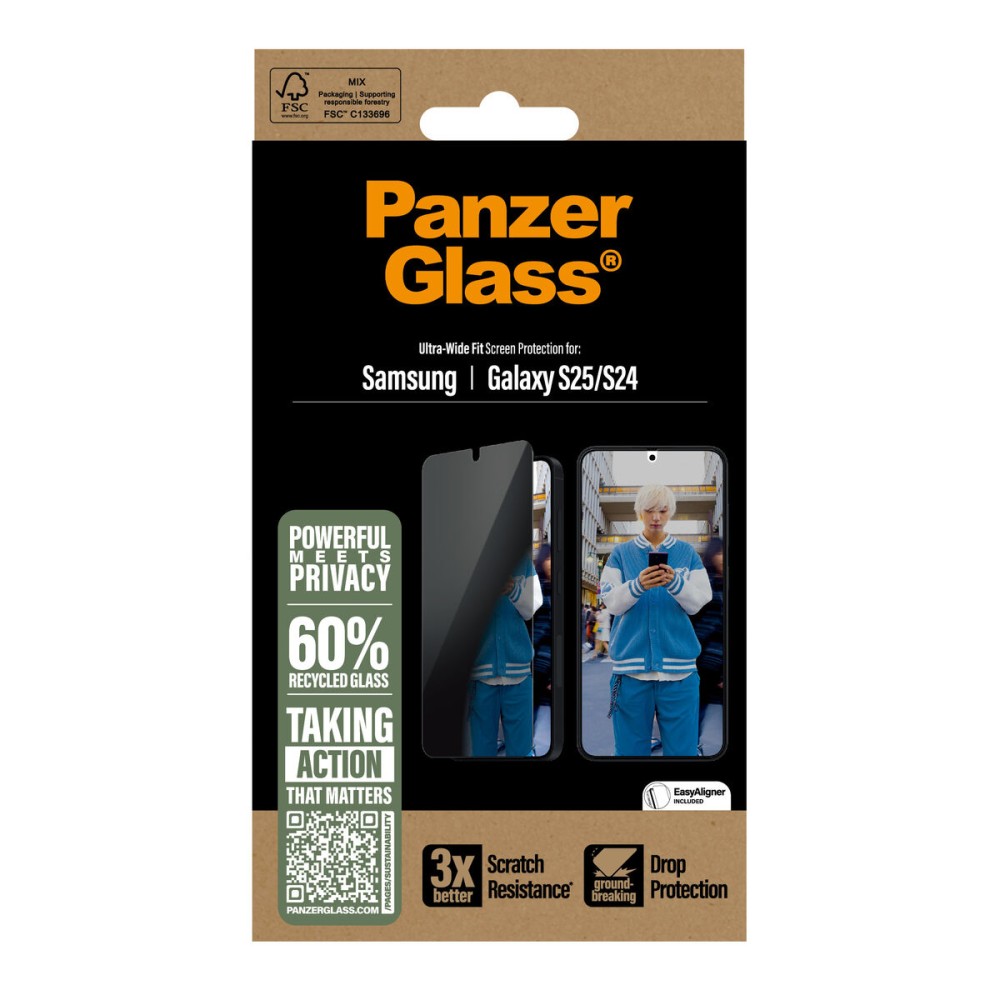 Bildschirmschutz fürs Handy PanzerGlass Samsung S25-S24