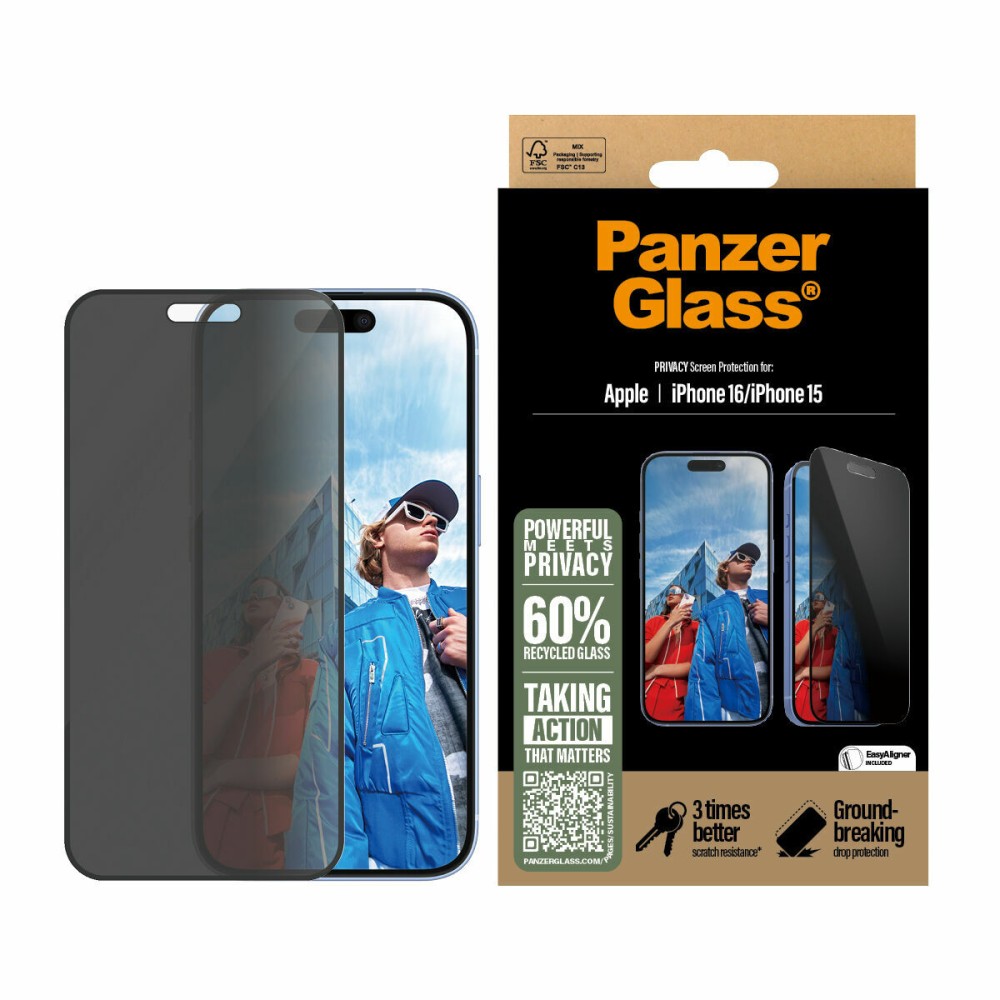 Film Protecteur pour Téléphone Portable PanzerGlass iPhone 16 -15