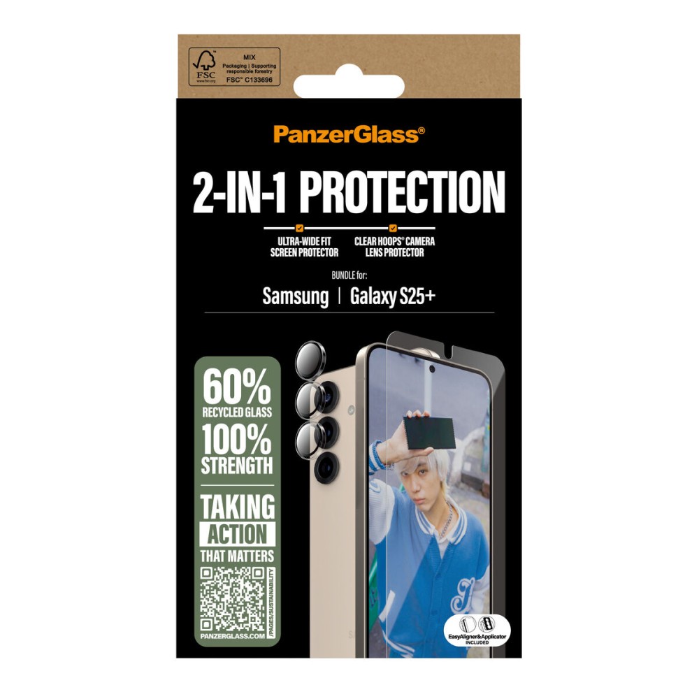 Film Protecteur pour Téléphone Portable PanzerGlass Galaxy S25 Plus