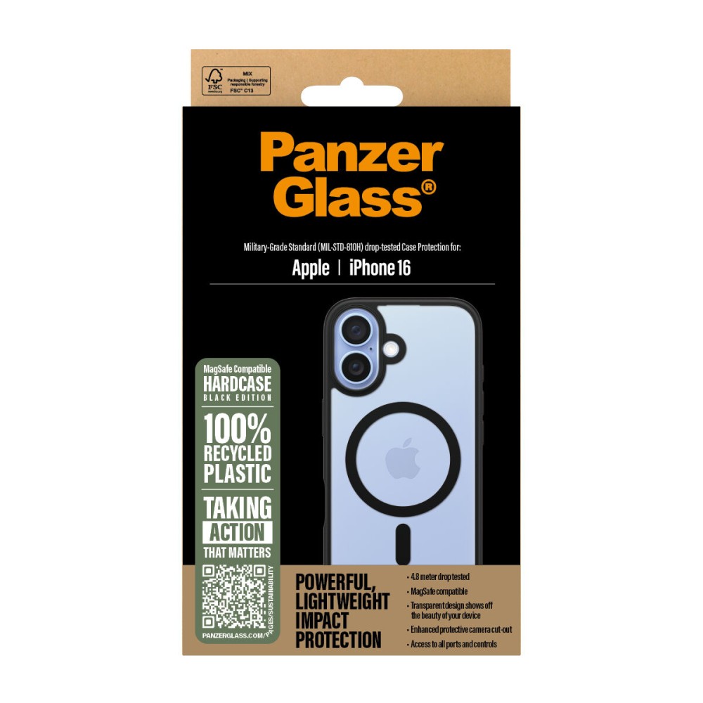 Bildschirmschutz fürs Handy PanzerGlass iPhone 16 Apple