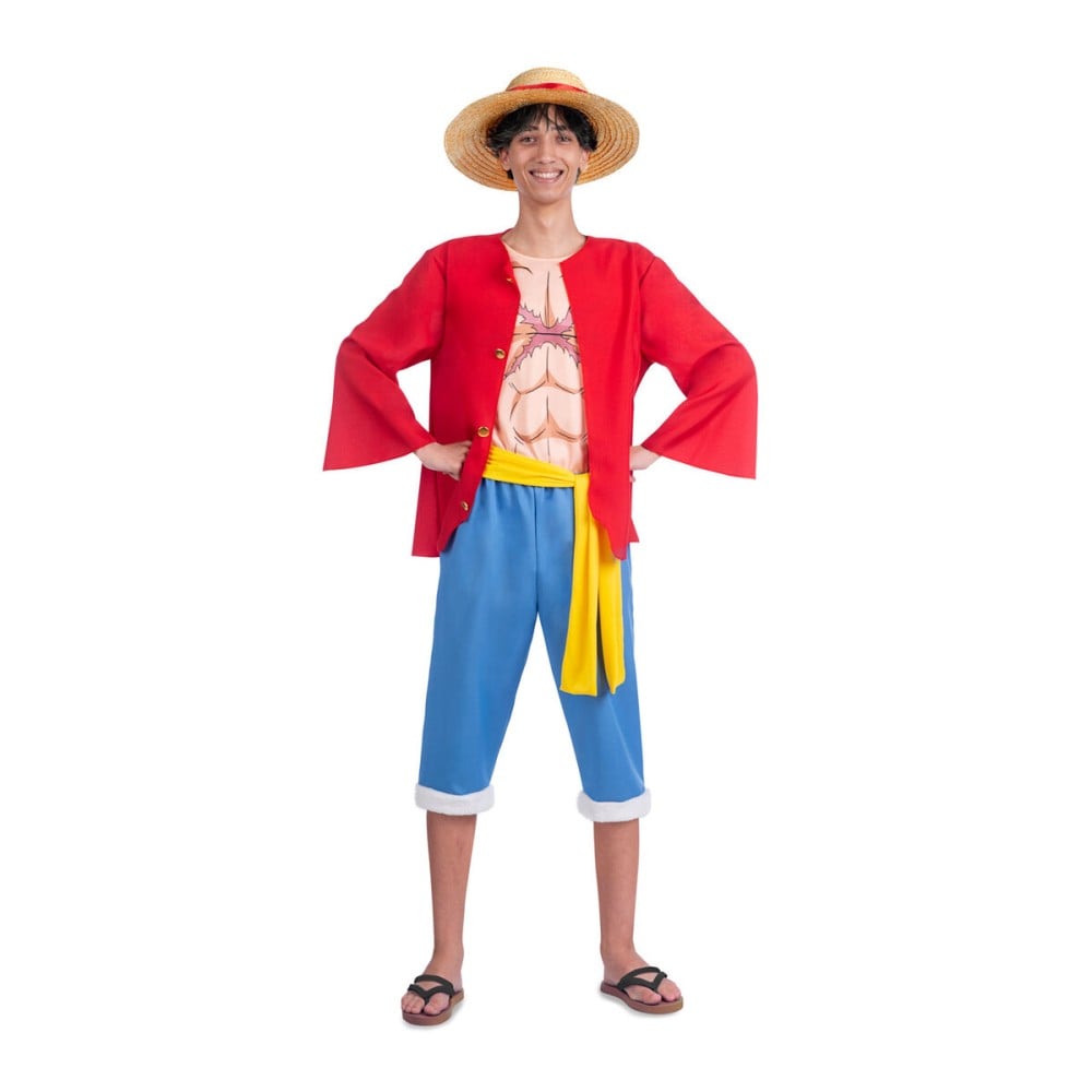 Verkleidung für Erwachsene One Piece Luffy (5 Stücke)