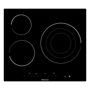 Glass-Ceramic Hob Hisense E6322C Black 5700 W