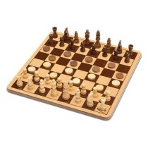 Échecs et dames Cayro 751 Bois