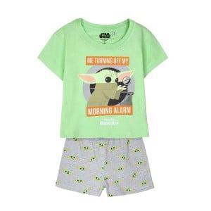 Summer Pyjama The Mandalorian Green Light Green Children's