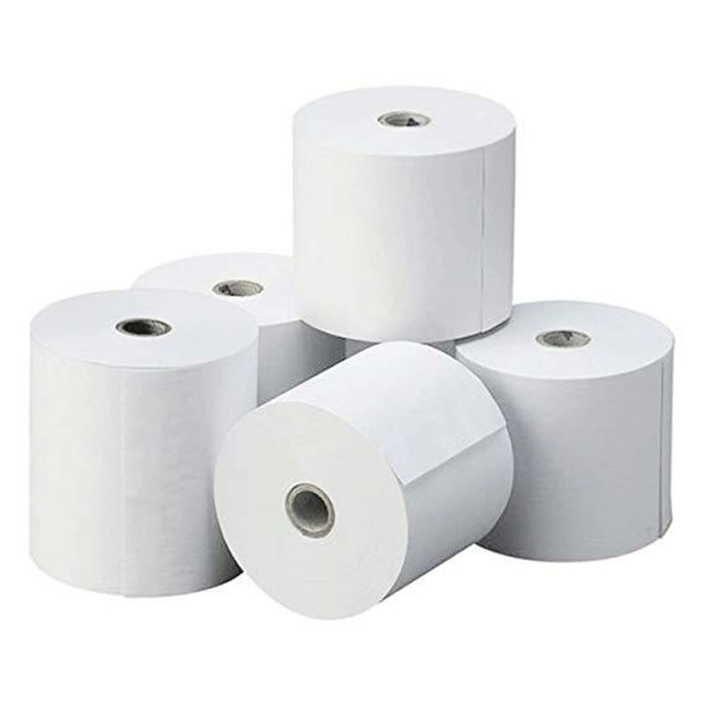 White Thermal Paper Fabrisa 80 x 80 x 12 mm 48 Units