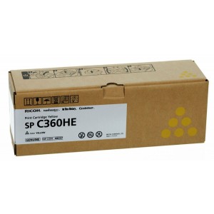 Original Toner Ricoh 408187 Yellow Black