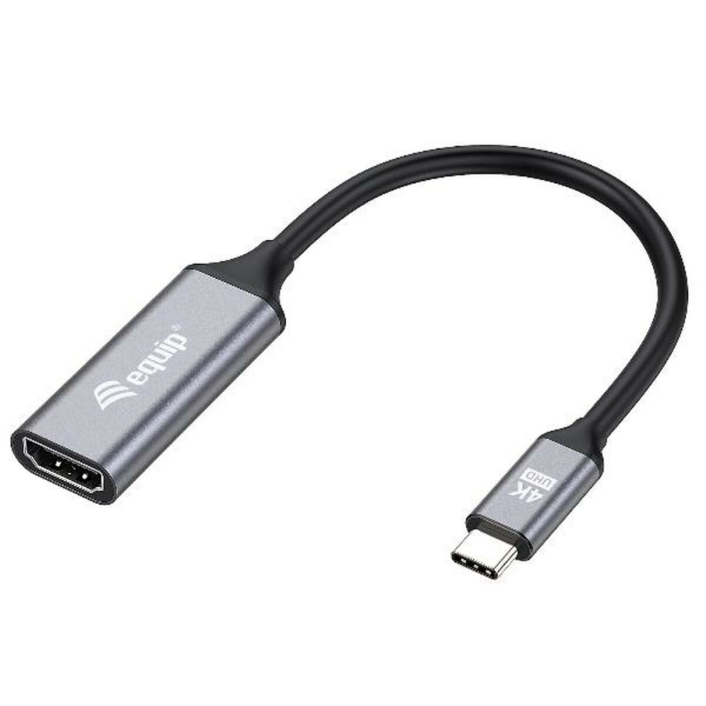 USB Cable Equip 133491 Black/Grey 15 cm