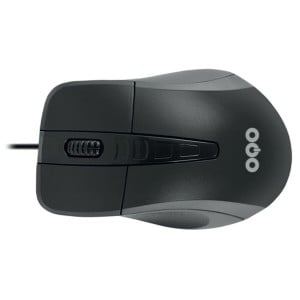 Souris OQO R001-U Noir Multicouleur 1000 dpi