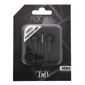 Headphones T'NB POCKET Black