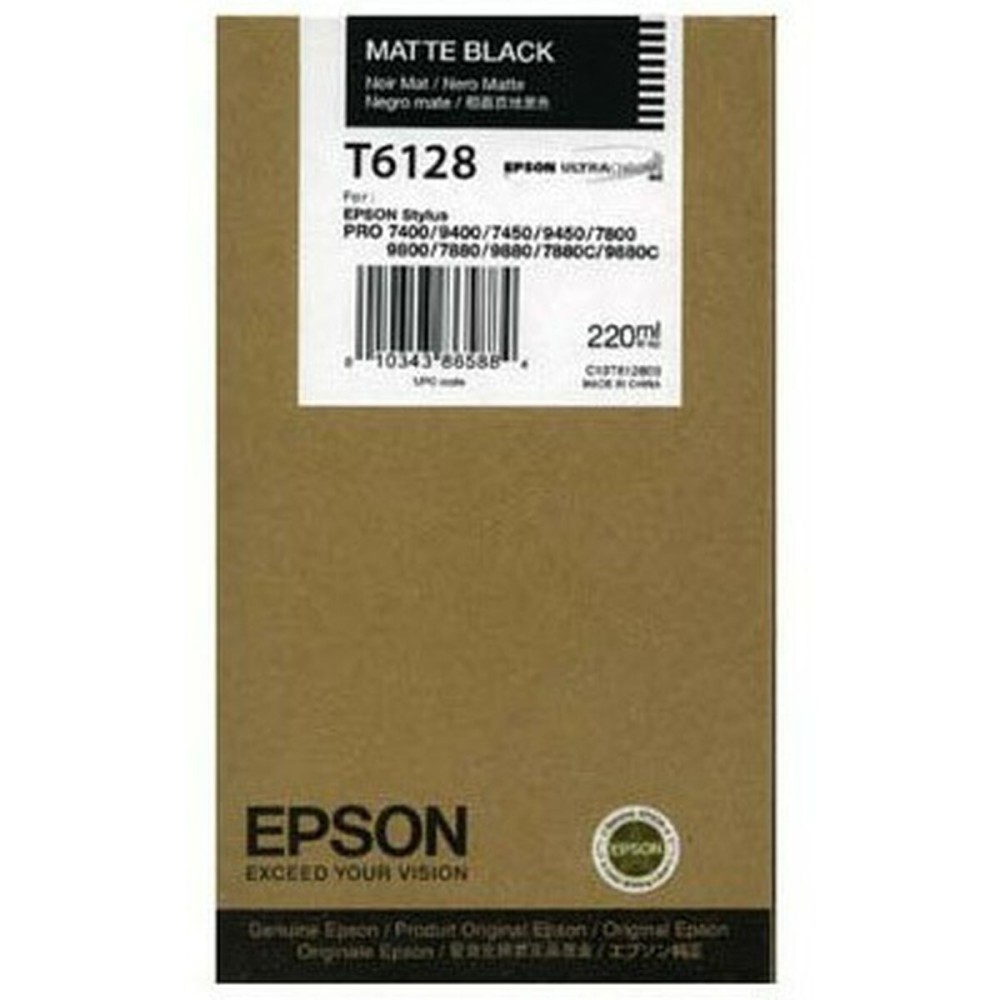 Original Ink Cartridge Epson 7450 9450 7400 9400 7880 9880 7800 9800 Black Matte back