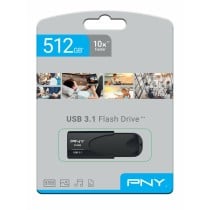 Clé USB PNY FD512ATT431KK-EF Noir 512 GB (1 Unité)