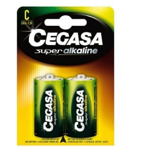 Alkaline Batteries Cegasa B.LR14 C 1,5V (2 uds)