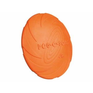 Frisbee Trixie Dog Disc Bleu Orange Caoutchouc