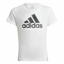 Kurzarm-T-Shirt für Kinder Adidas Designed To Move Weiß