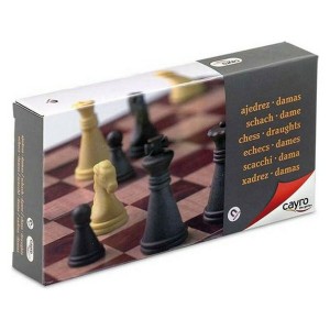 Échecs et dames Magnetic Cayro C450 Plastique (16 x 16 cm)