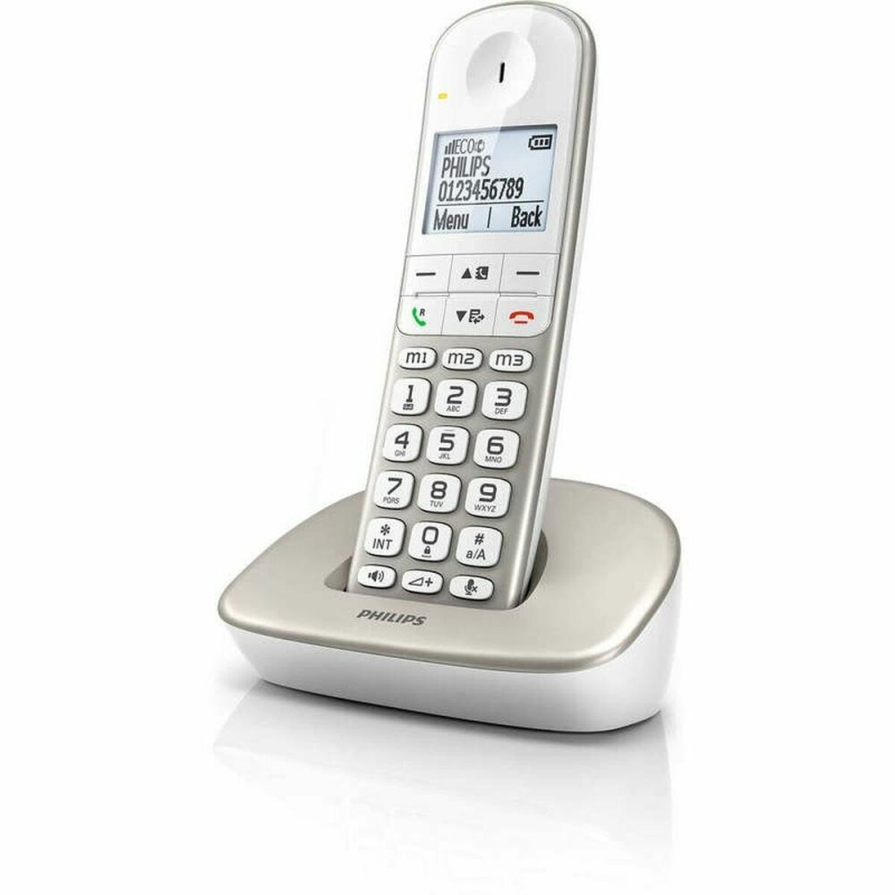 Téléphone Sans Fil Philips XL4901S/23 1,9" DECT Blanc