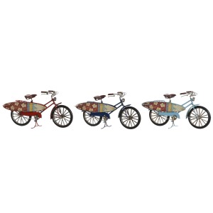 Deko-Figur Home ESPRIT 27 x 9,5 x 14,5 cm (3 Stück) Fahrrad