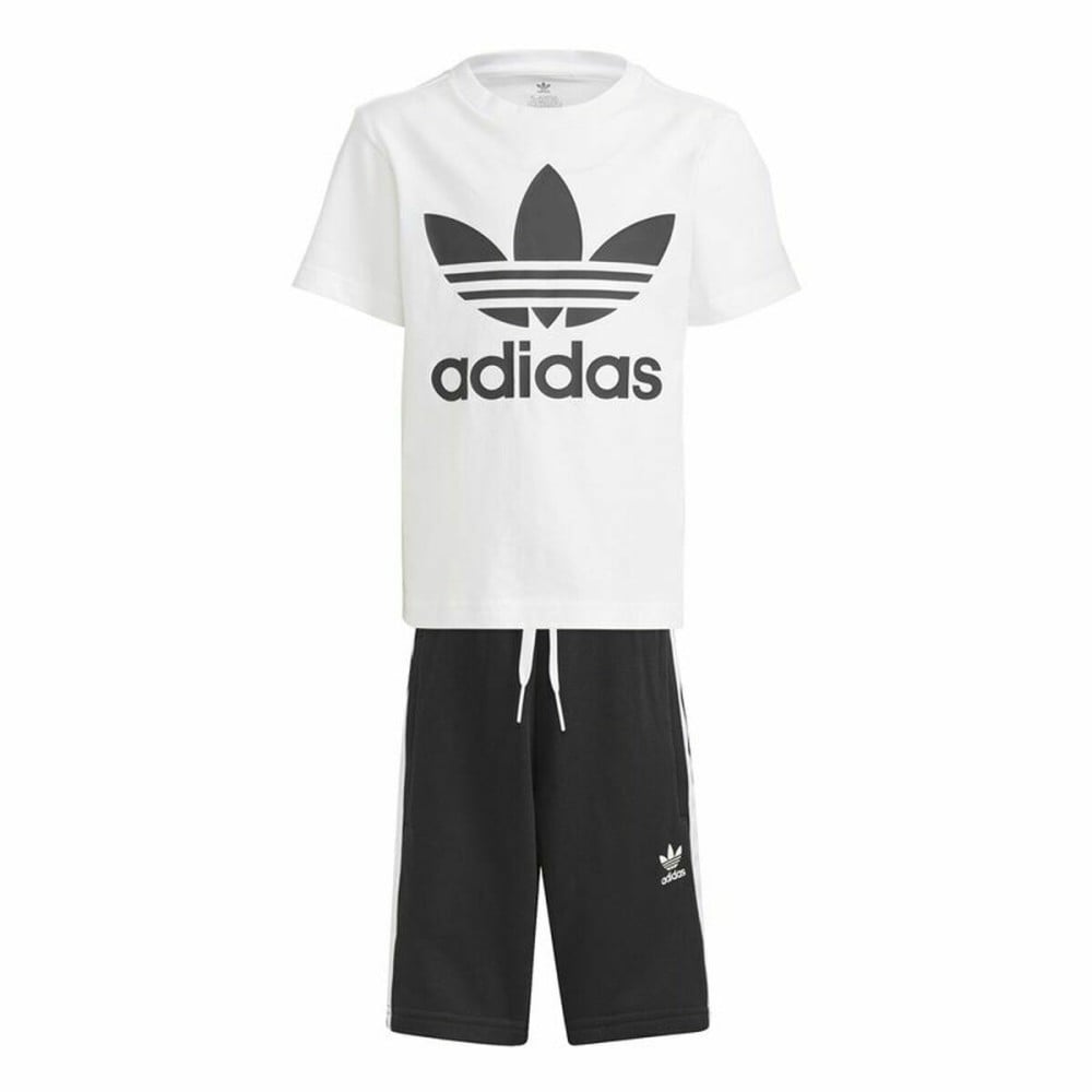 Children's Sports Outfit Adidas Adicolor  White