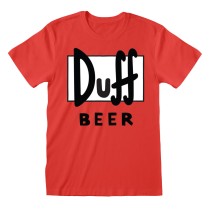 Unisex Kurzarm-T-Shirt The Simpsons Duff