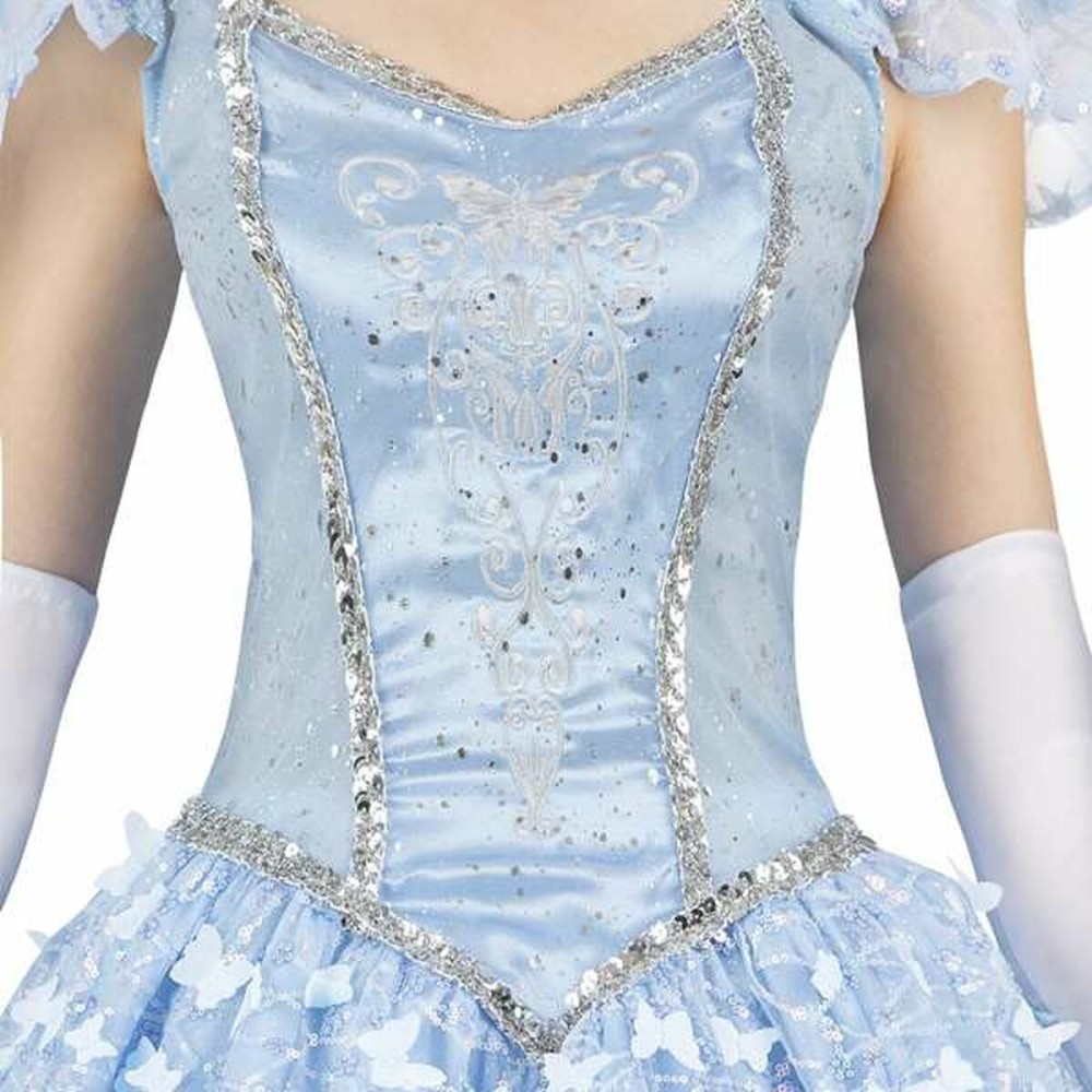 Costume for Adults My Other Me Blue Princess 3 Pieces