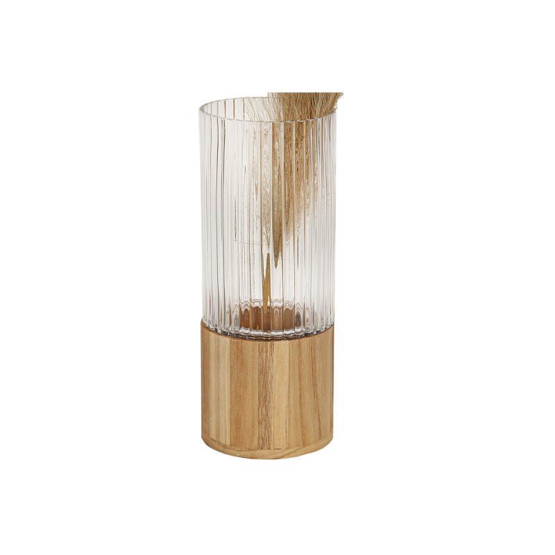 Vase Romimex Clair Bois verre 12 x 30 x 12 cm